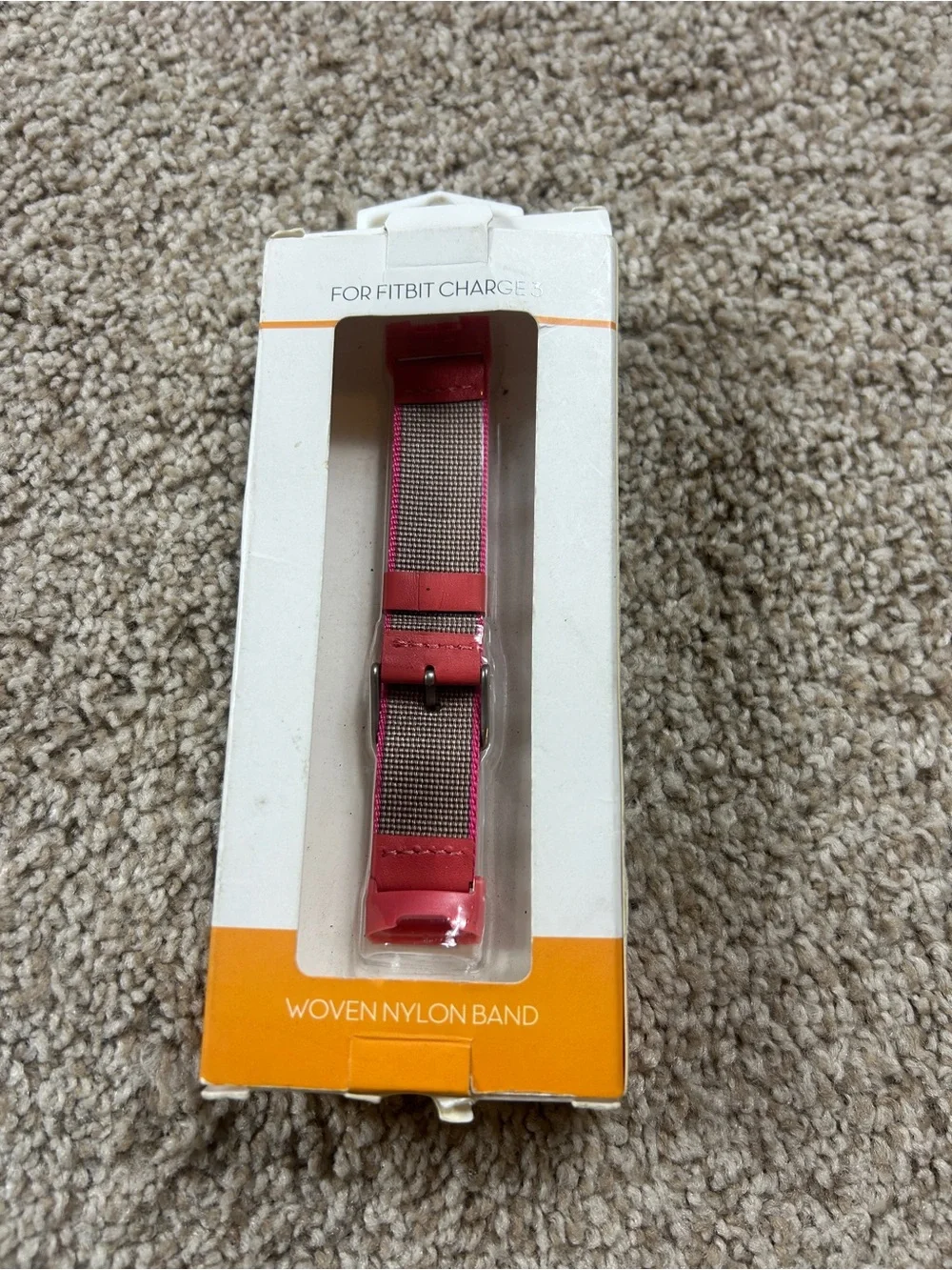 Fitbit Replacement Bands 2 Pack Pink Hot Pink Woven Nylon Watch Straps